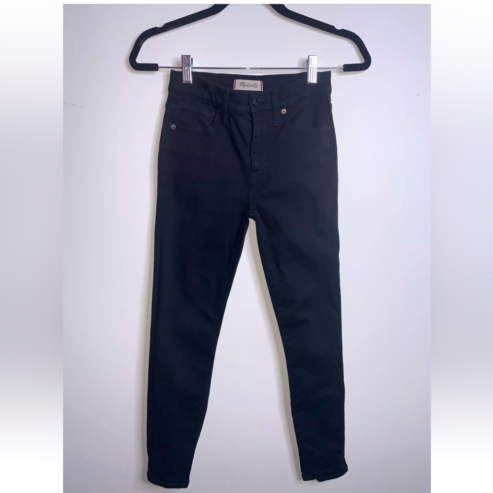 Madewell 9" High Riser Skinny Skinny Jeans In ISKO Stay Black